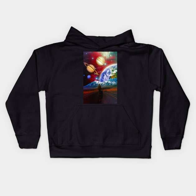 The Hitchhiker Kids Hoodie by SeamlessOo